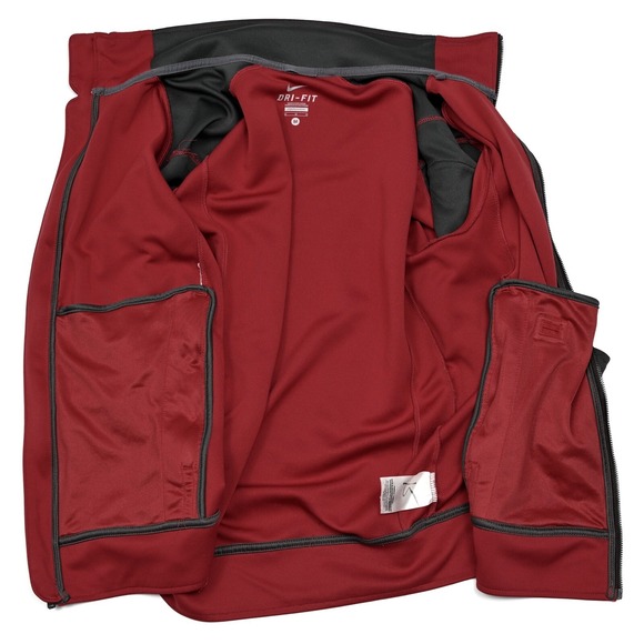 Nike Team Authentic Alabama‎ Crimson Tide Dri Fit Full Zip Track Jacket Medium - Picture 6 of 10
